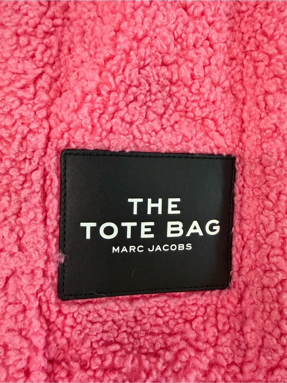Marc Jacobs Pink Sherpa Mini Tote Bag - Picture 2 of 11